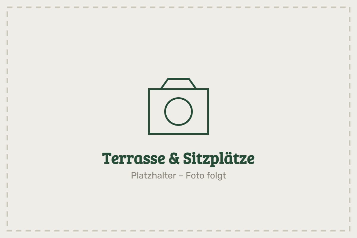 Terrasse und Sitzplaetze